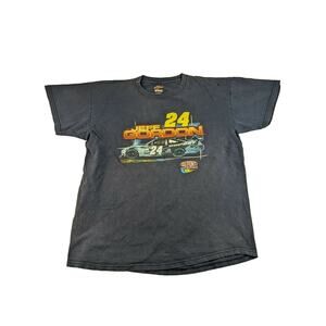 NASCAR #24 Jeff Gordon Dupont Motorsports T Shirt Size L Blue Winners Circle